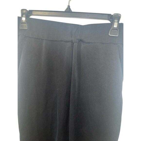 H&M Women's Size Medium Black Wide Cut Lyocell Blend Pull On Elastic Waist Pant - Picture 4 of 11